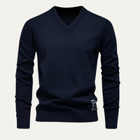 Evander | Men's Merino Wool V-Neck Jumper