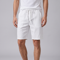 Jonah | Men's Lightweight Linen Drawstring Summer Shorts