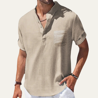 Damon henley shirt Khaki