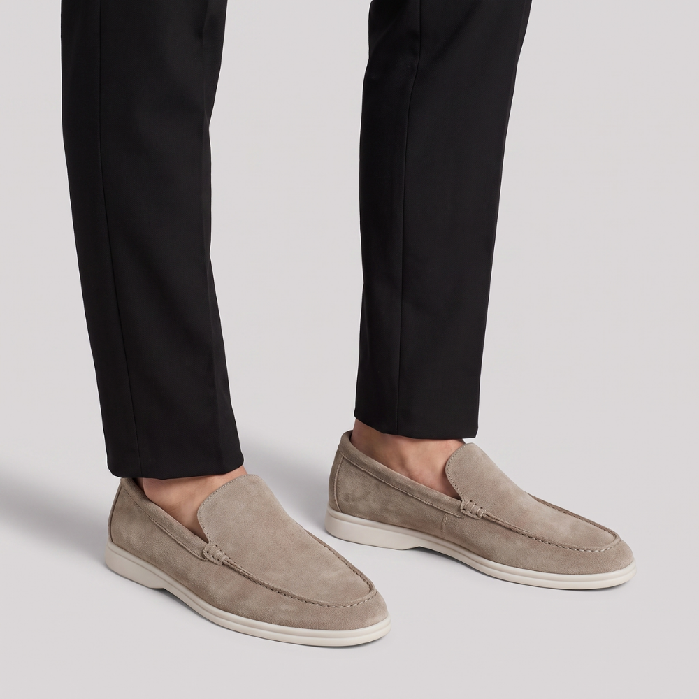 Neil | Men's Suede Loafers with Rubber Sole