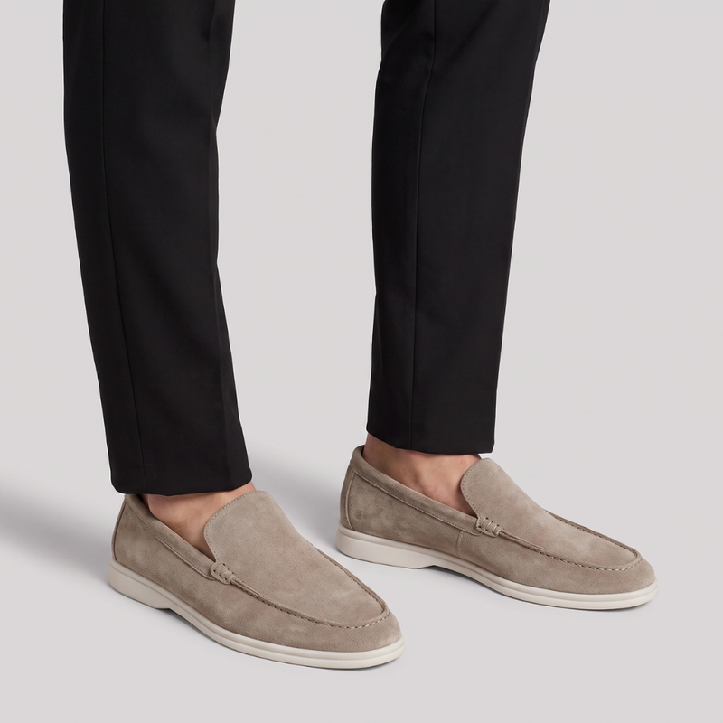 Neil | Men's Suede Loafers with Rubber Sole