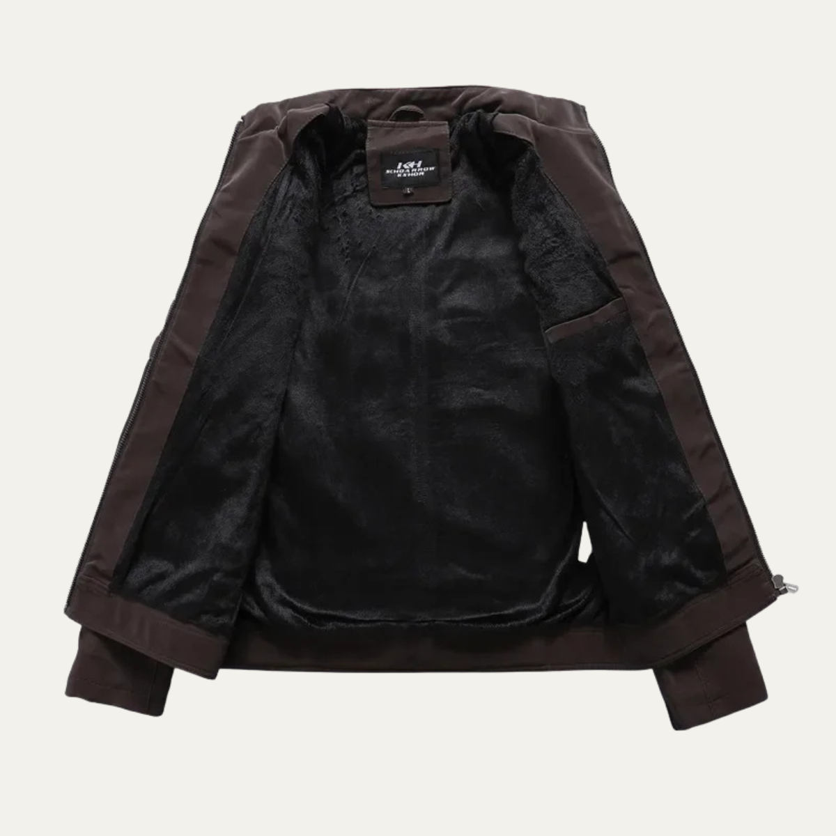 Lachlan | Zip Up Biker Leather Jacket