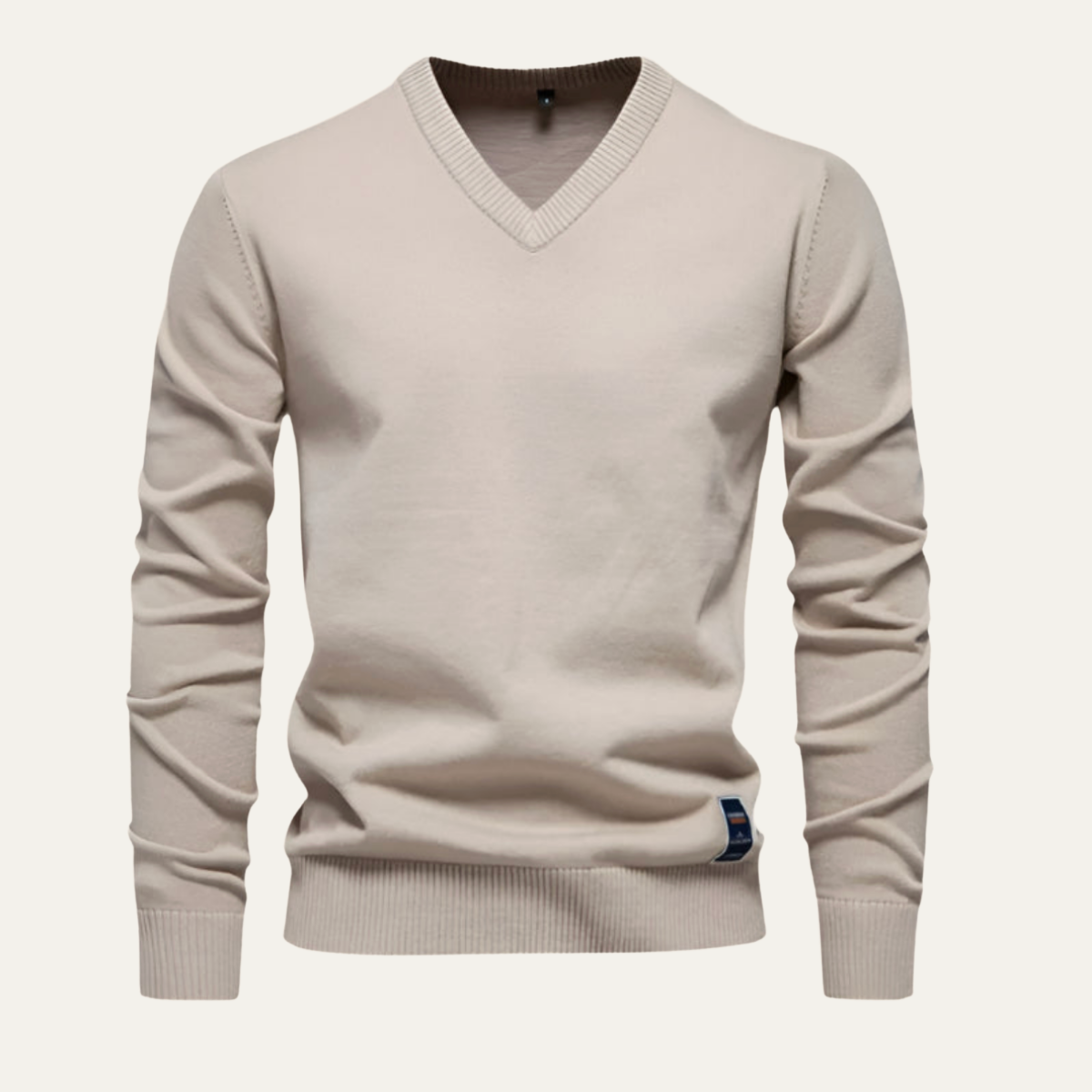 Evander | Men's Merino Wool V-Neck Jumper