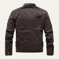 Lachlan | Zip Up Biker Leather Jacket