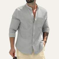 Brock | Smart Casual Linen-Blend Button-Up Shirt