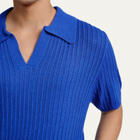 Phoenix Knitted Polo Shirt