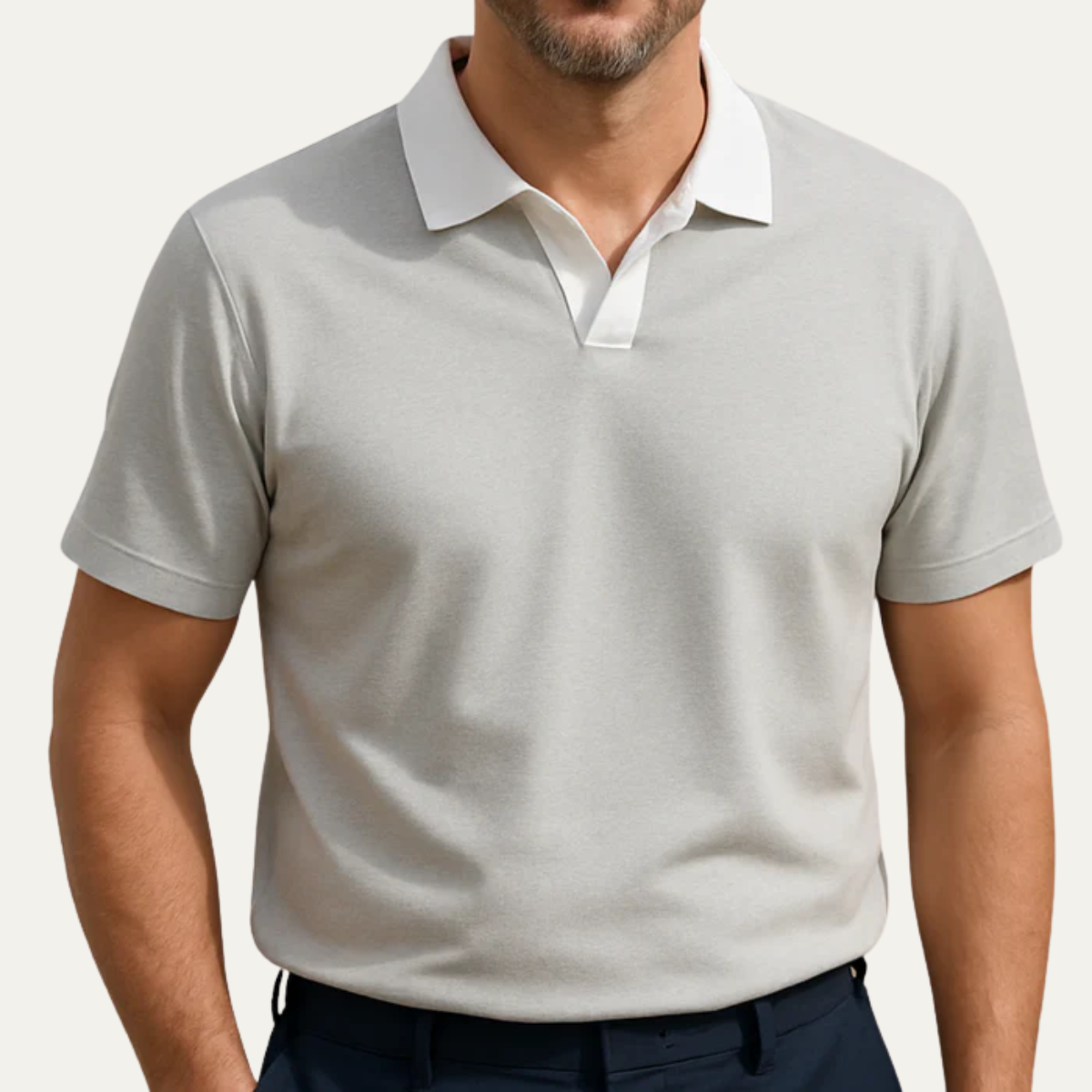 Cassius polo Grey