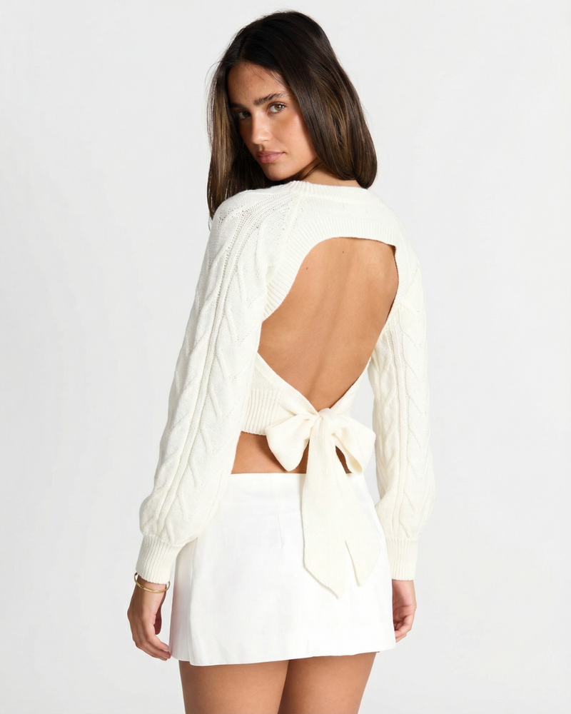 Betsy | cropped knit top