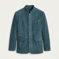 Luka | Casual Suede Single Breasted Blazer Jacket