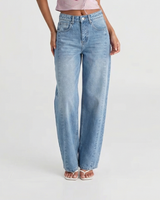 Cora | Wide Leg Front Seam Jeans