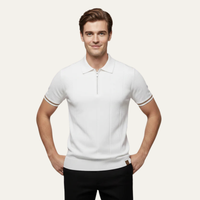 Cornelius zip polo White