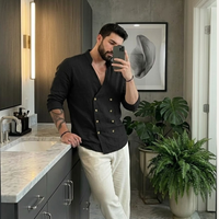 Wilder linen shirt detail view four