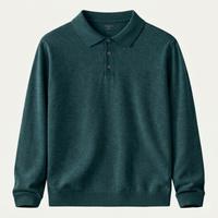 Milton | Merino Wool Knit Smart Casual Polo Jumper
