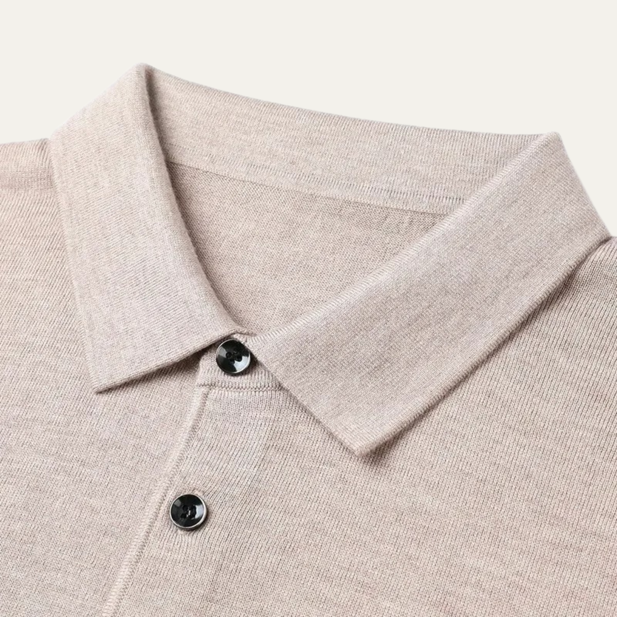 Milton | Merino Wool Knit Smart Casual Polo Jumper