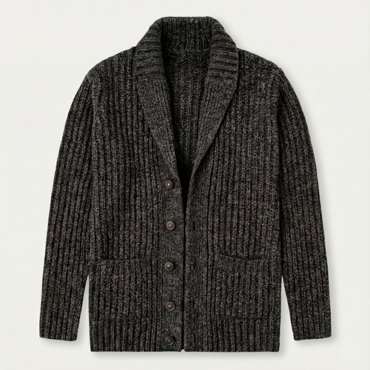 Mark | Chunky Knit Shawl Collar Cardigan