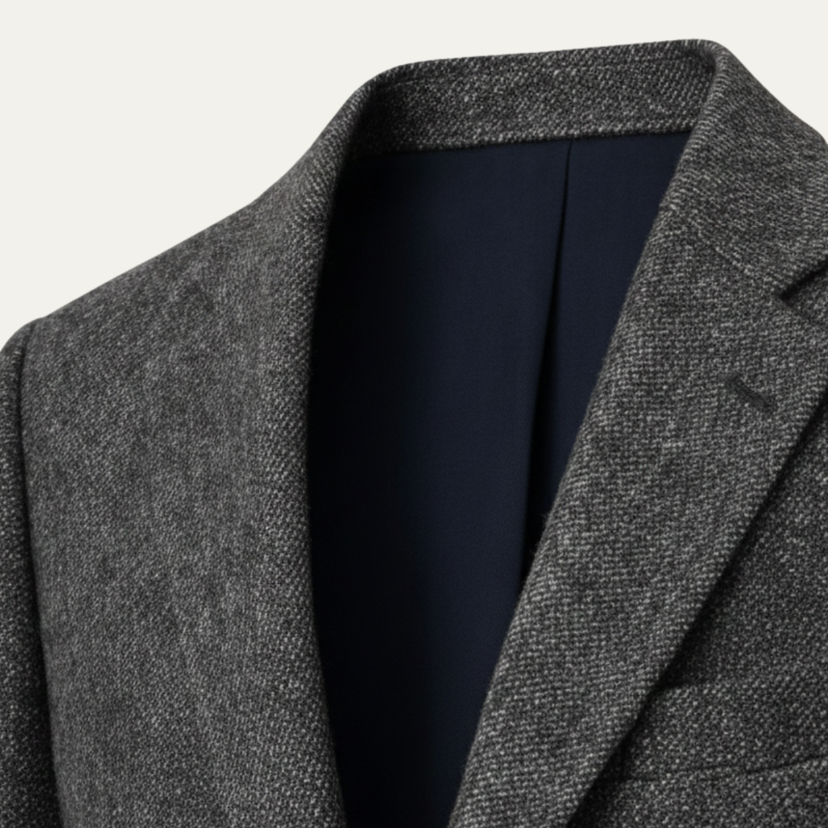 Linden | Single Breasted Herringbone Tweed Blazer
