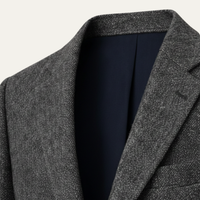 Linden | Single Breasted Herringbone Tweed Blazer