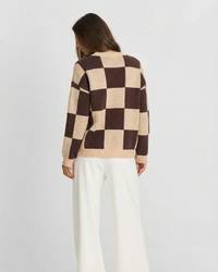 Ailsa | check knit top