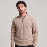 Mitchell | Half Zip Fleece Lined Knit Jumper
