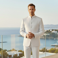 Lowell | Stand Collar Slim Fit Business Blazer