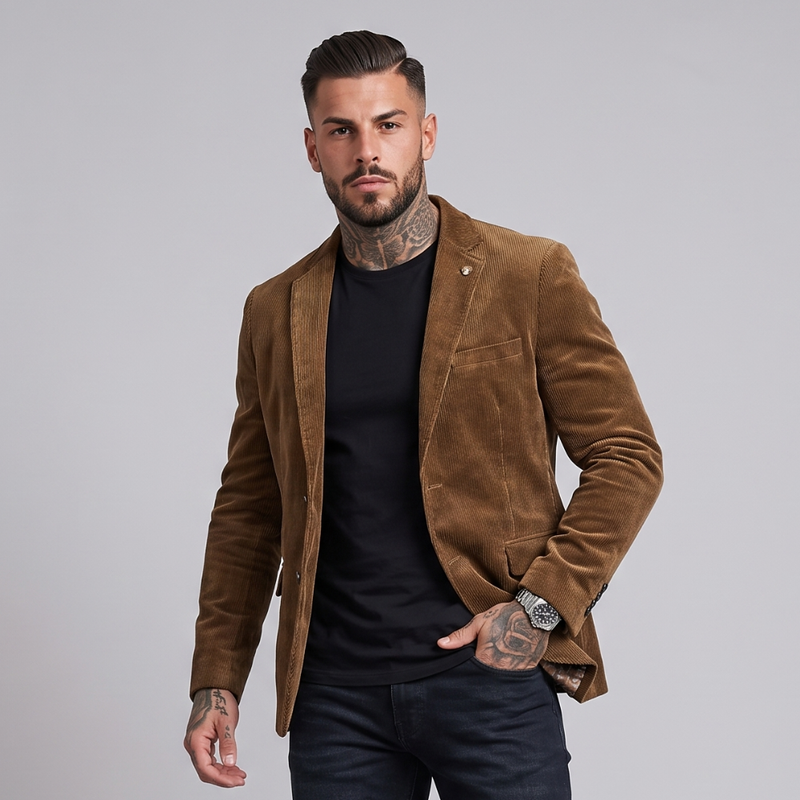 Marcel | Vintage Corduroy Tailored Blazer