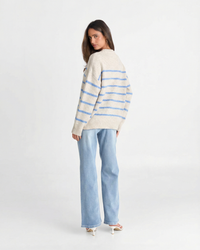 Caitlin | striped knit top