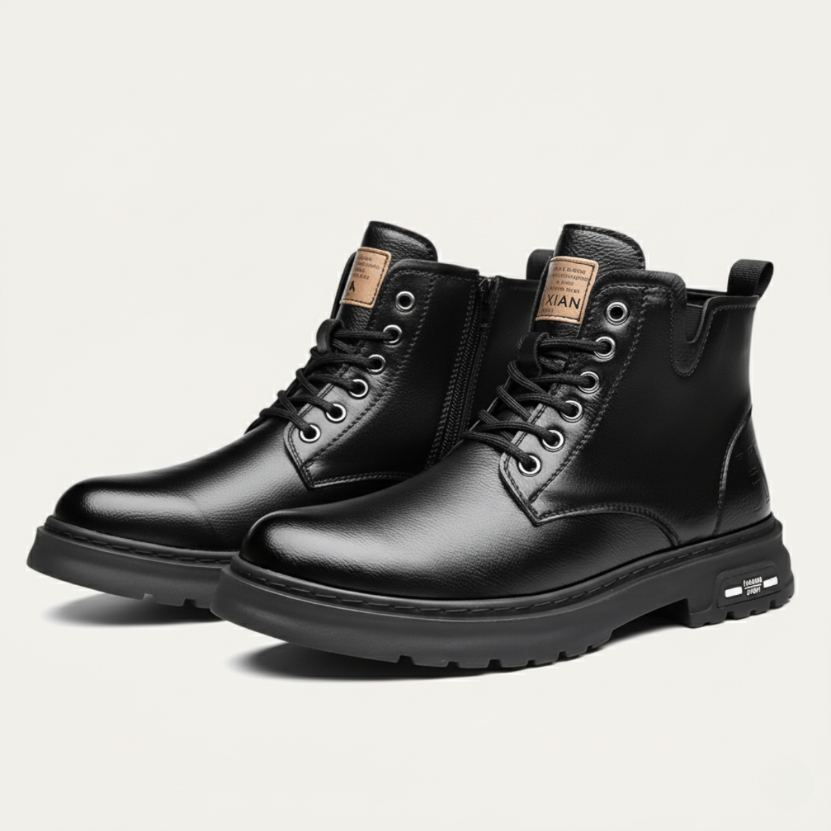 Cranleigh boots padded collar detail
