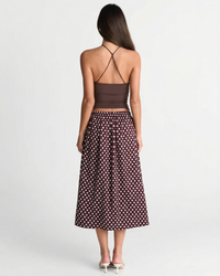 Verity | polka dot midi skirt