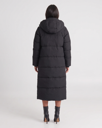 Winifred | Longline Hooded Quilted Puffer Jacket