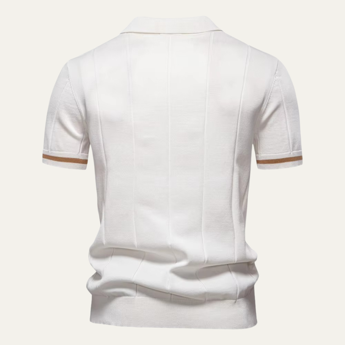Ivan | Knit Zip Collar Polo Shirt