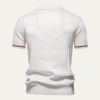 Ivan | Knit Zip Collar Polo Shirt