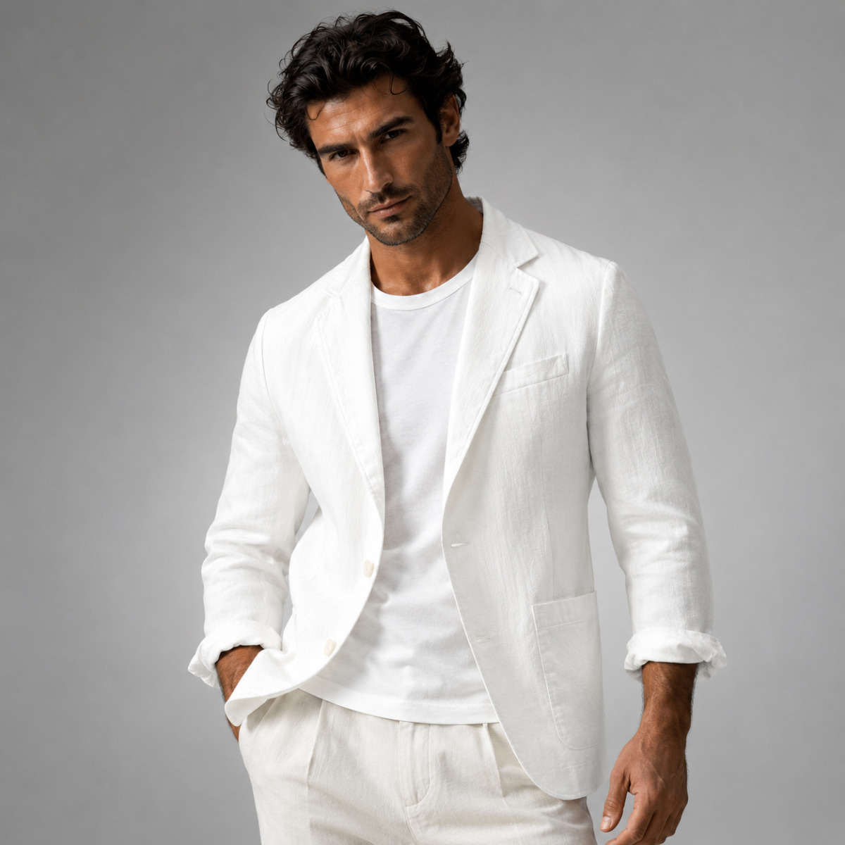 Lewis | Lightweight Linen Cotton Summer Blazer