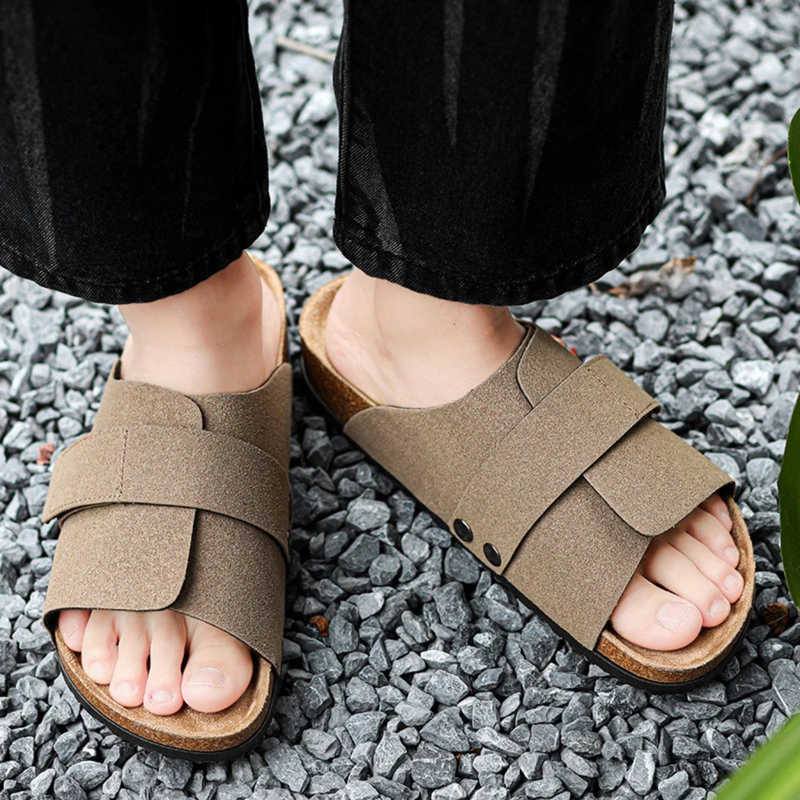 Irving | Double Strap Slide Sandals