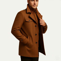 Hexham coat tailored silhouette detail