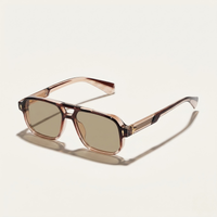 Louis | Transparent Square Frame Sunglasses