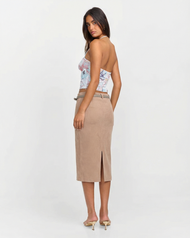 Hallie | midi skirt