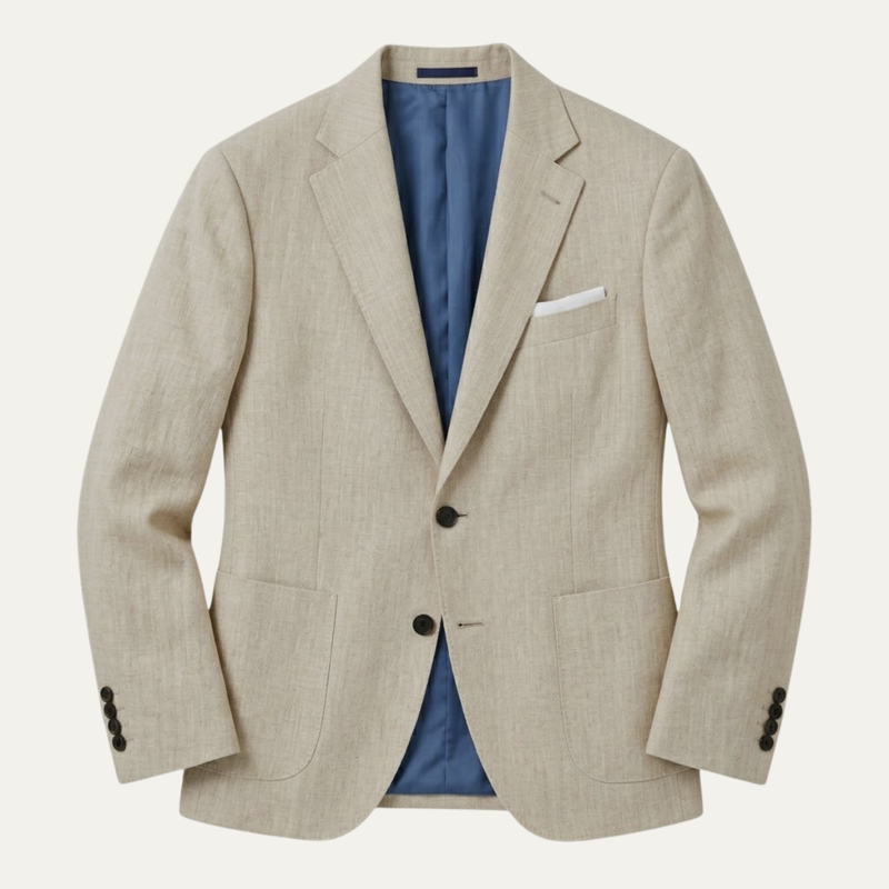 Emmett | Slim Fit Linen Blend Blazer