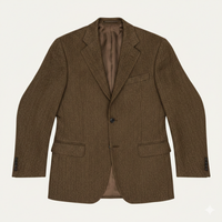 Logan | Tailored Tweed Fishbone Blazer Jacket