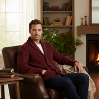 Mark | Chunky Knit Shawl Collar Cardigan
