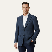 Logan | Tailored Tweed Fishbone Blazer Jacket