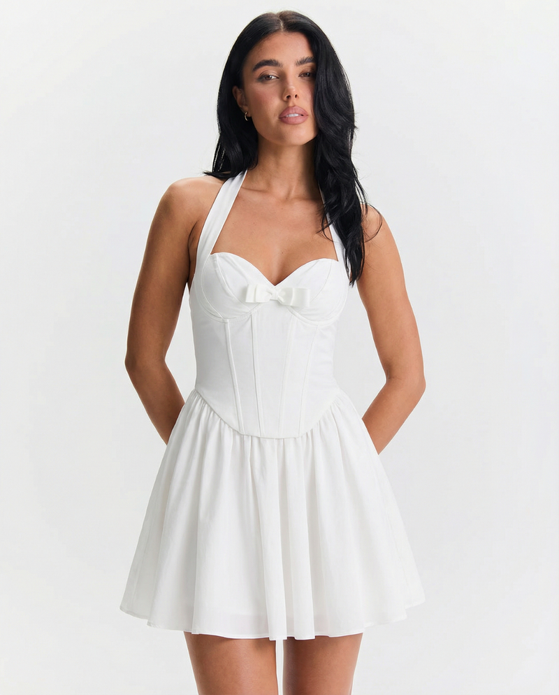 Elspeth | halter neck dress