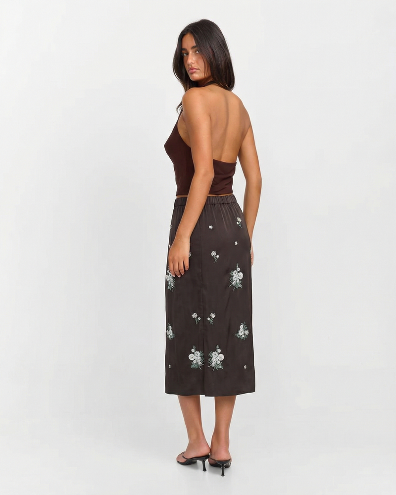 Matilda | floral midi skirt