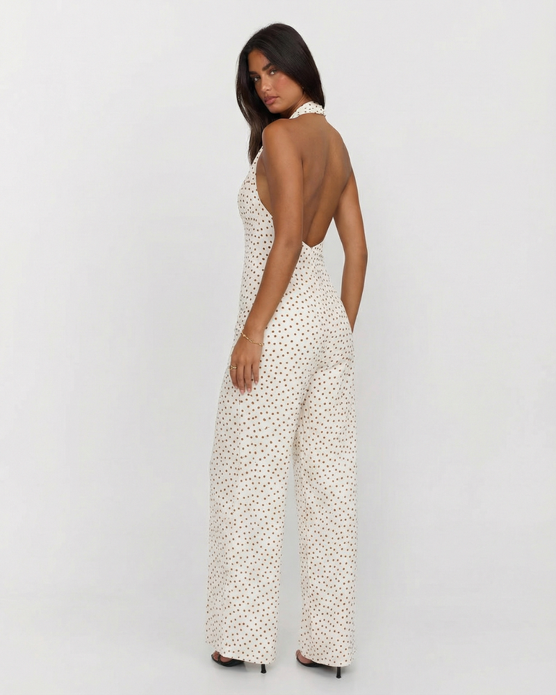 Alexandra | halter jumpsuit