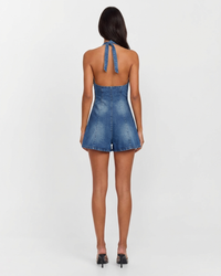 Skye | denim romper