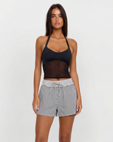 Stella | striped drawstring shorts
