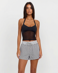 Stella | striped drawstring shorts