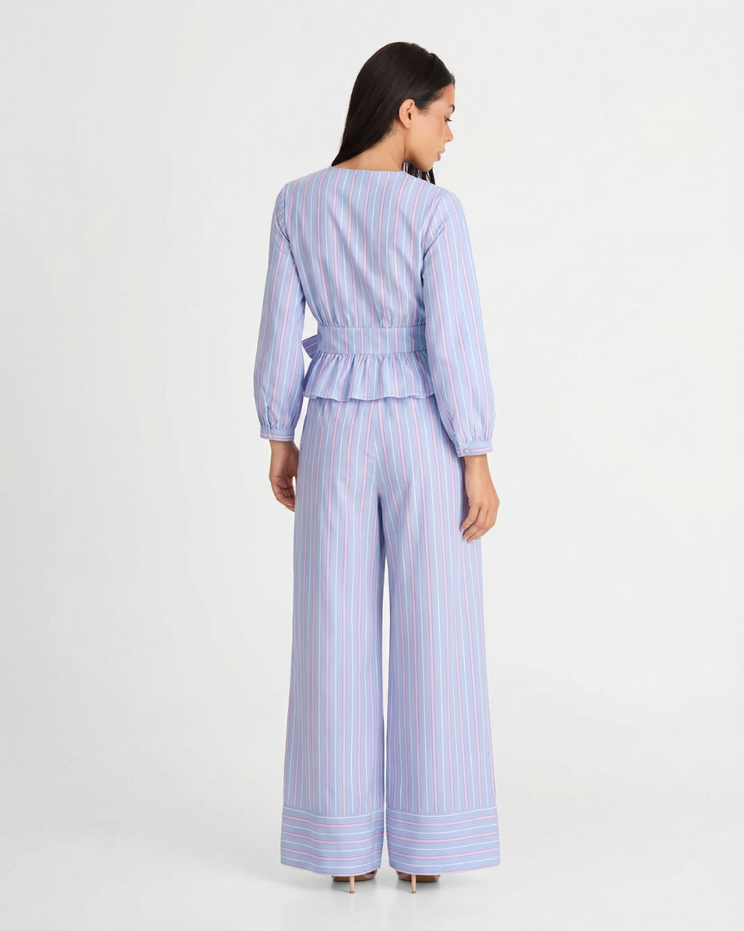 Romy | striped matching set