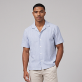 Karl | Lightweight Striped Short Sleeve Button Up Summer Shirt
