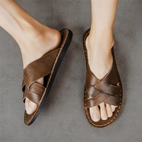 Clark slide sandals detail