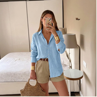 Sabina linen blouse fourth view